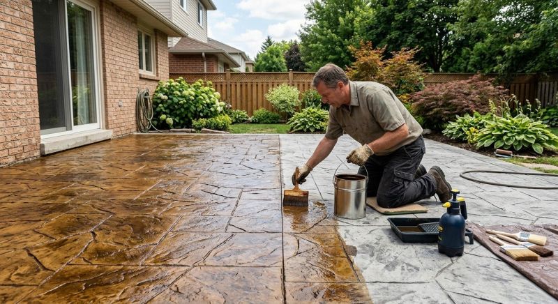 Concrete Staining Service in Frisco, TX