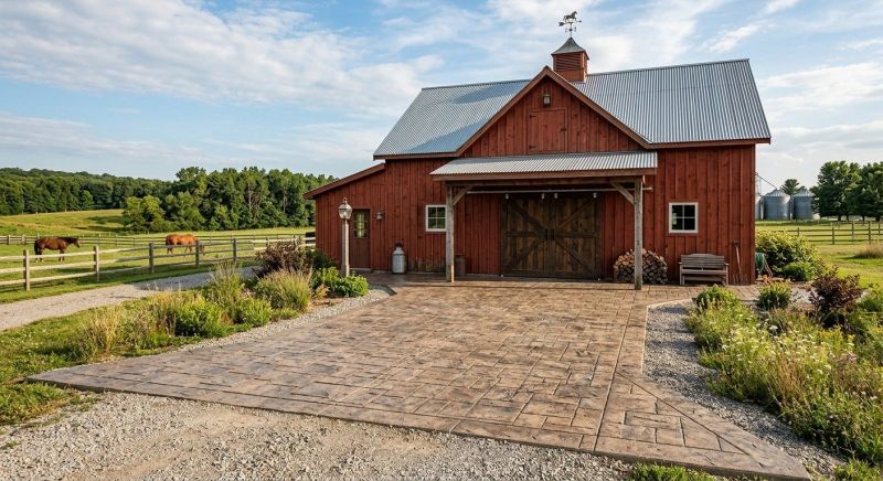Barn Concrete Finishing
